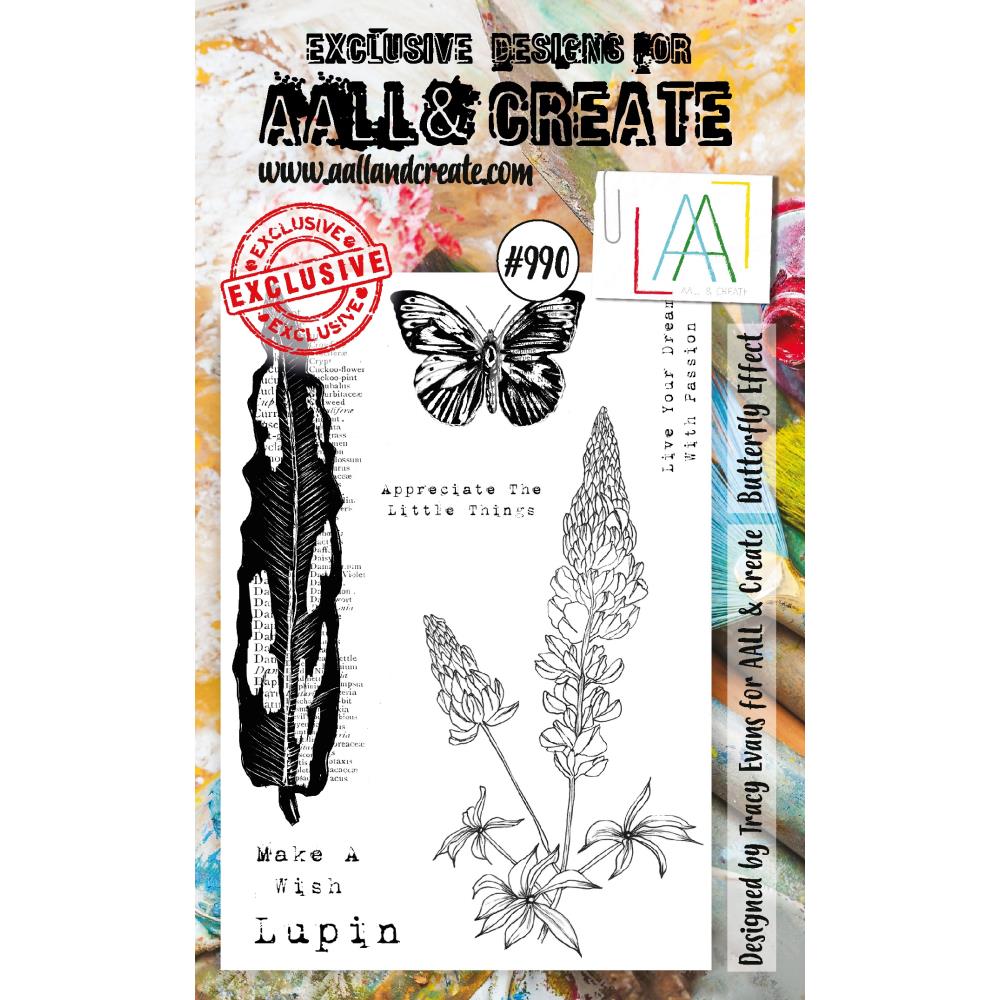 AALL And Create A6 Photopolymer Clear Stamp Set: Butterfly Effect (ALLTP990)