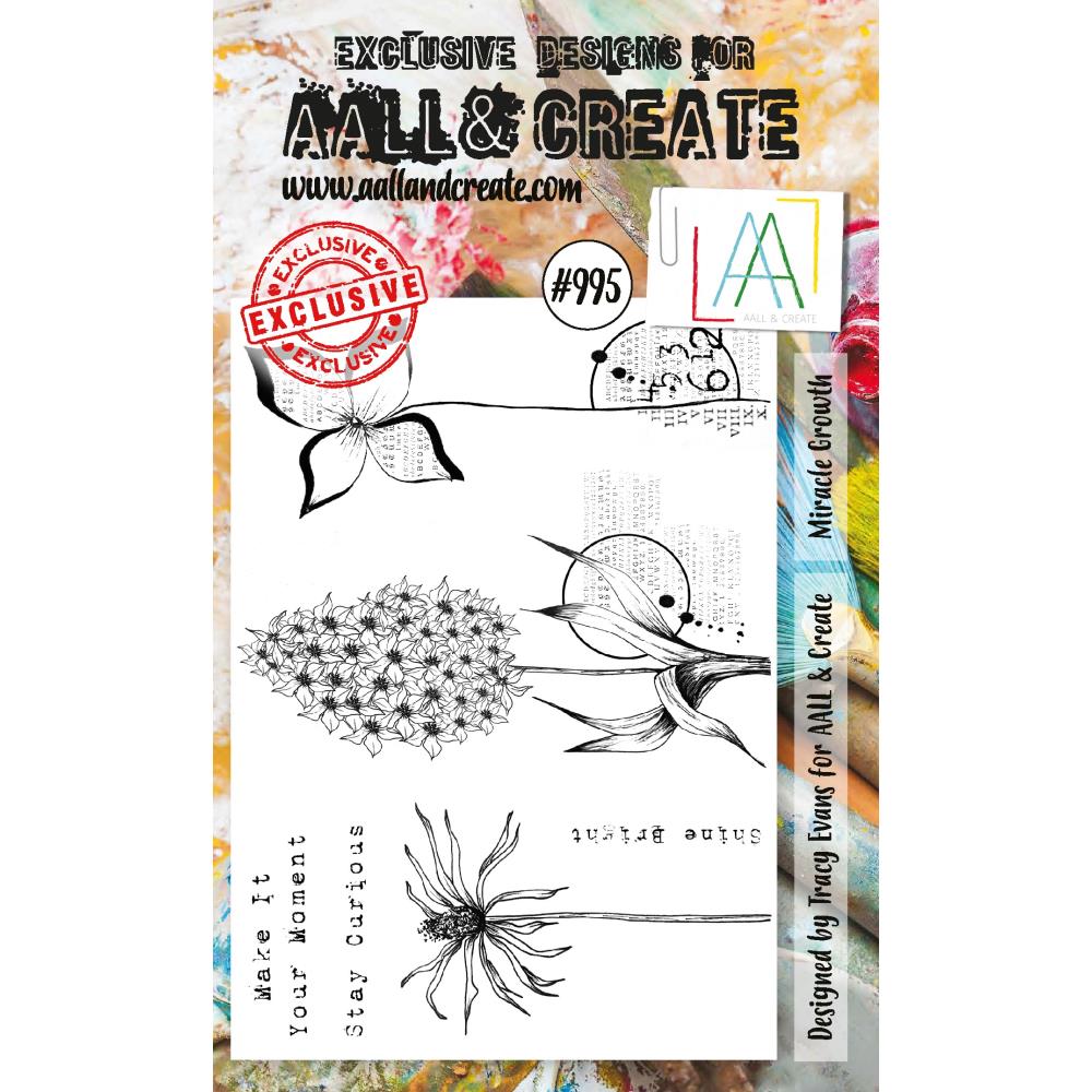 AALL And Create A6 Photopolymer Clear Stamp Set: Miracle Growth (ALLTP995)