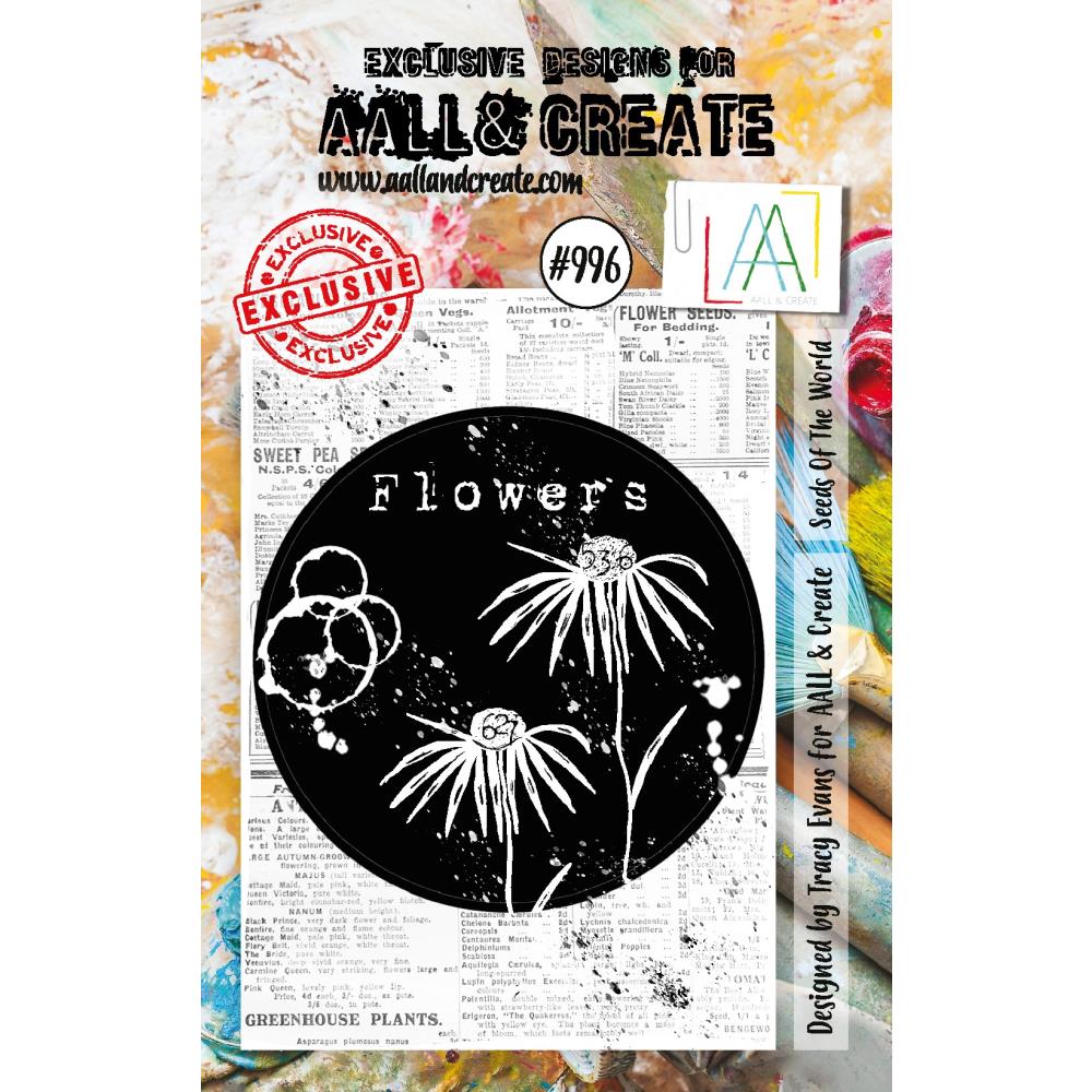AALL And Create A7 Photopolymer Clear Stamp Set: Seeds Of The World (ALLTP996)