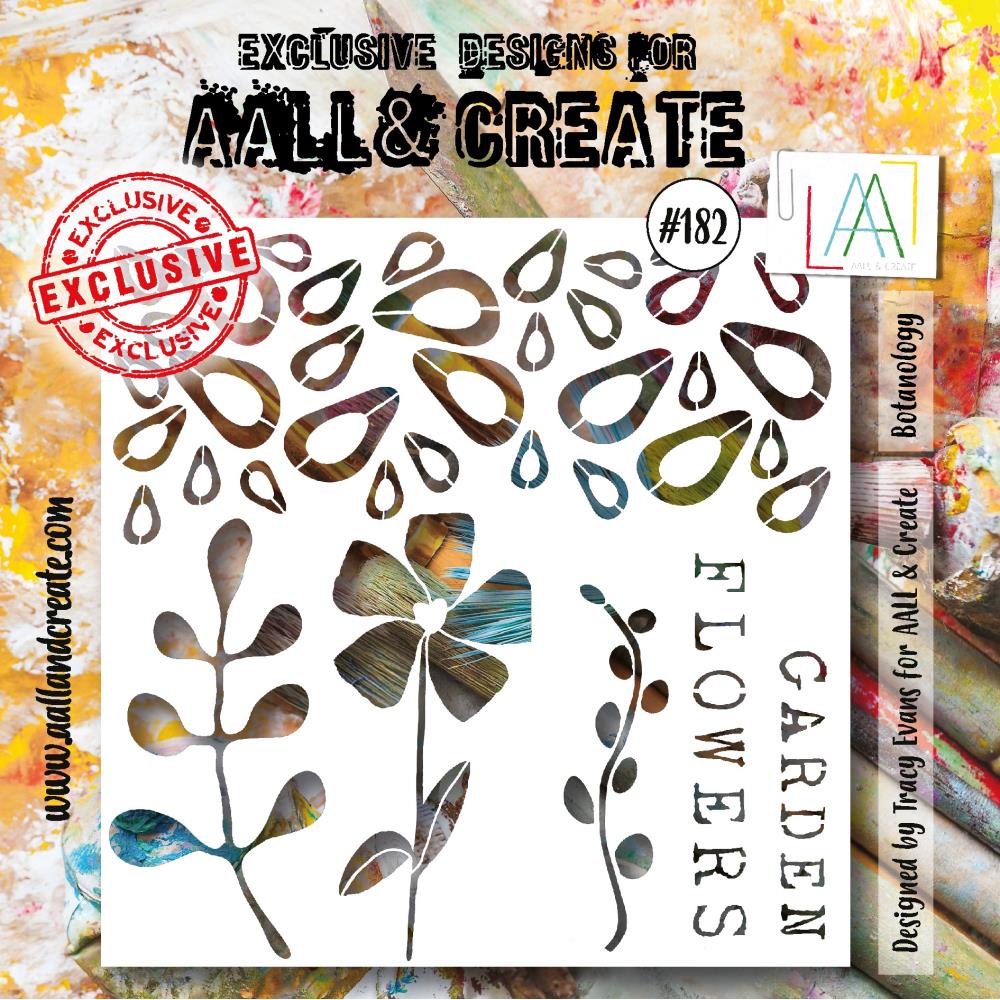 AALL And Create 6"X6" Stencil: Botanology (ALLPC182)
