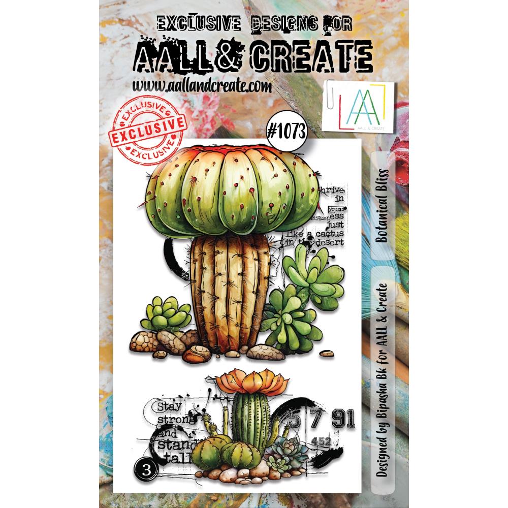 AALL And Create A6 Photopolymer Clear Stamp Set: Botanical Bliss (LLTP1073)