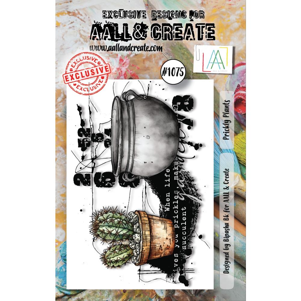 AALL And Create A7 Photopolymer Clear Stamp Set: Prickly Plants (LLTP1075)