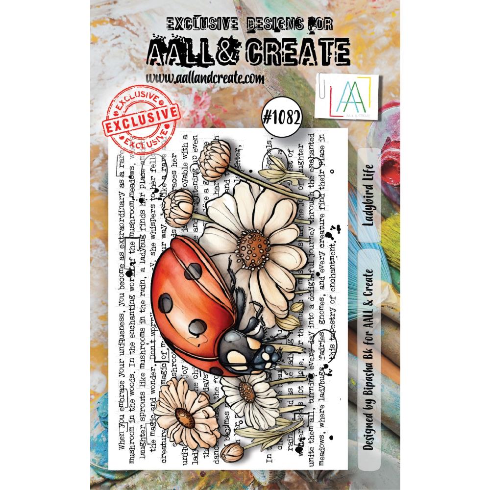 AALL And Create A7 Photopolymer Clear Stamp Set: Ladybird Life (LLTP1082)