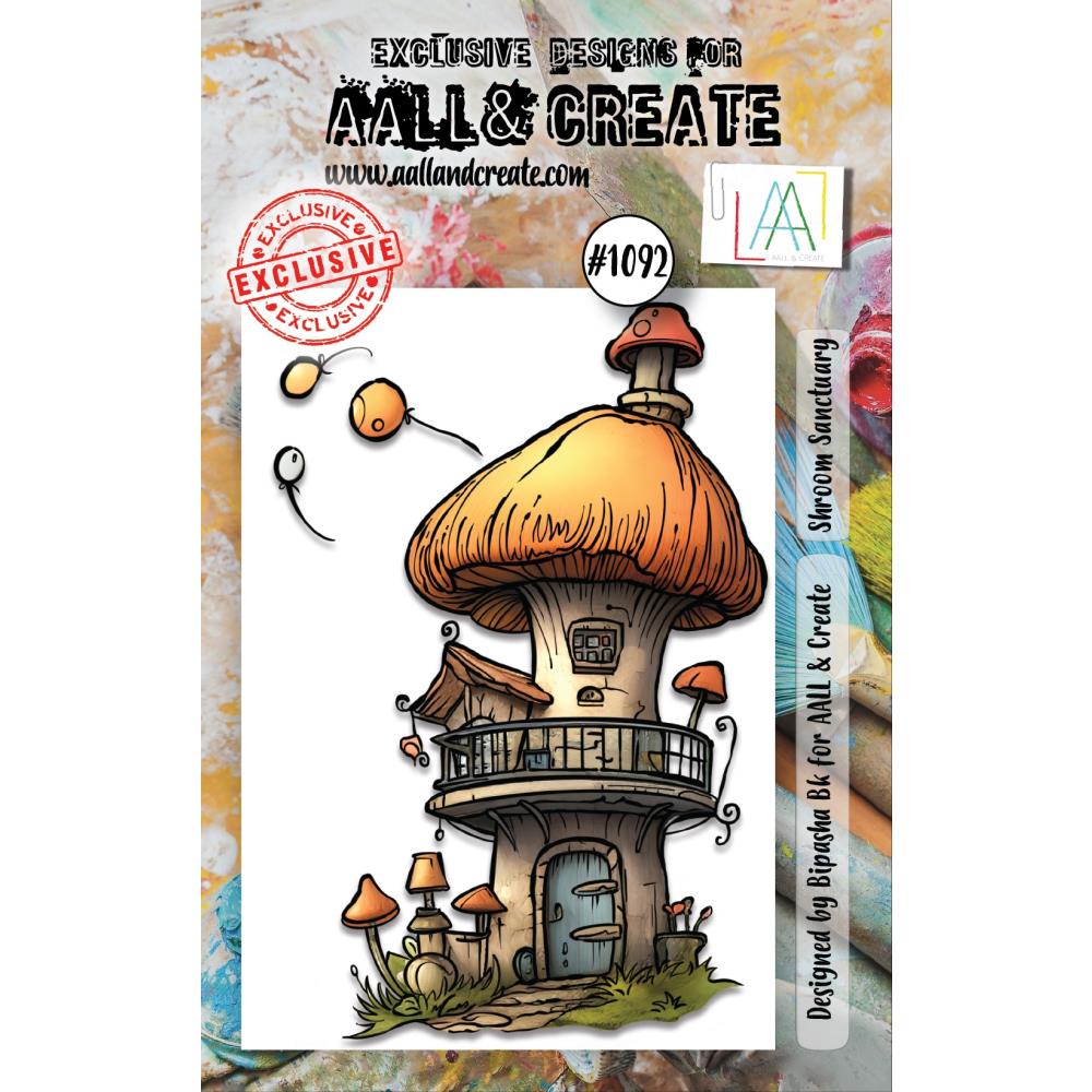 AALL And Create A7 Photopolymer Clear Stamp Set: Shroom Sanctuary (LLTP1092)