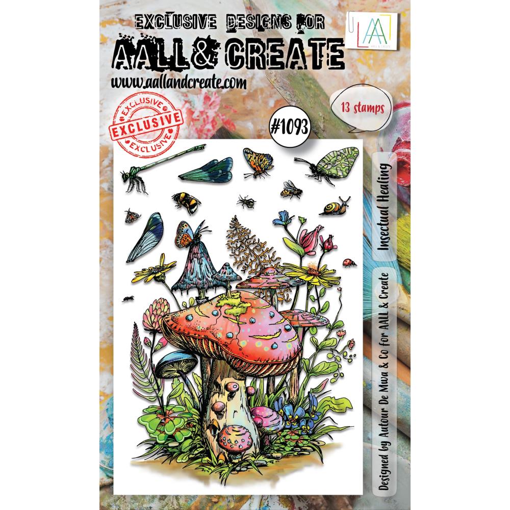 AALL And Create A6 Photopolymer Clear Stamp Set: Insecutal Healing (LLTP1093)