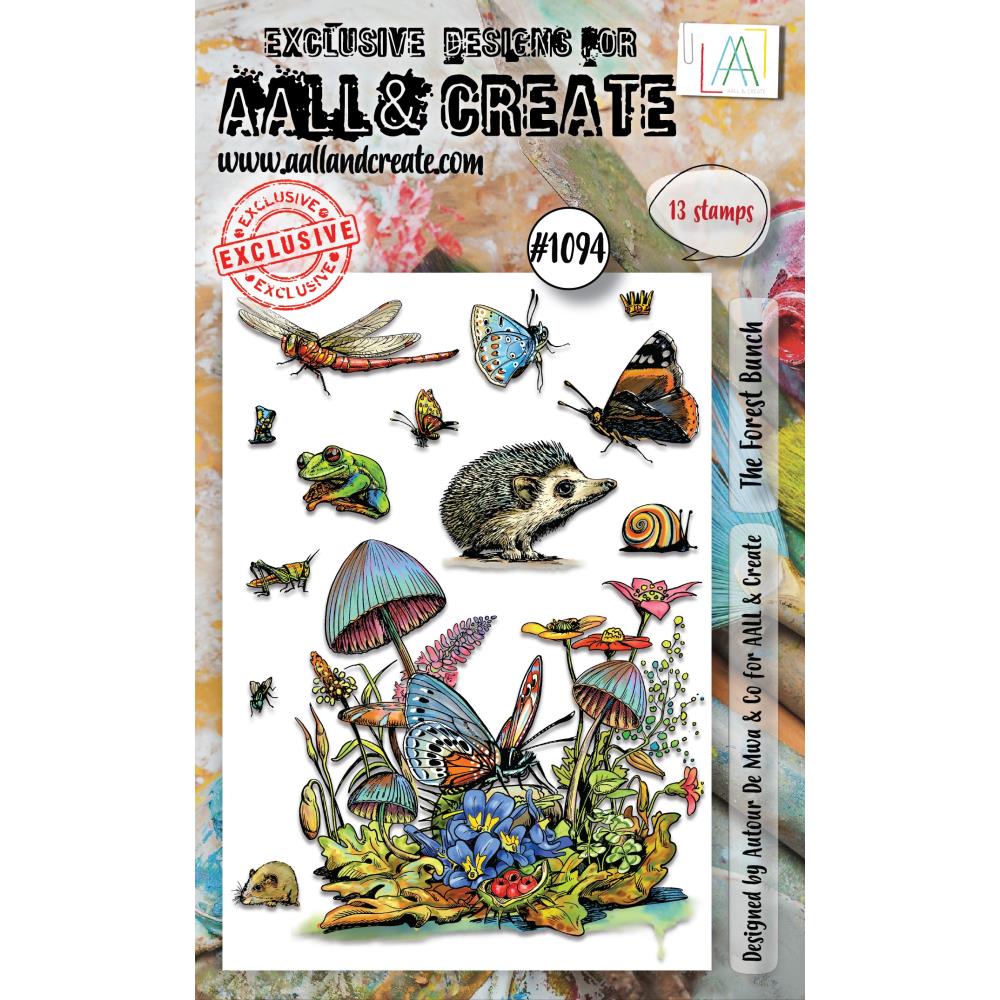 AALL And Create A6 Photopolymer Clear Stamp Set: The Forest Bunch (LLTP1094)
