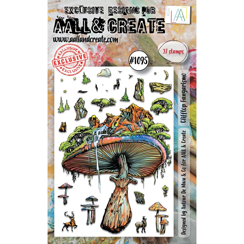 AALL And Create A6 Photopolymer Clear Stamp Set: Clifftop Fungarismo (LLTP1095)