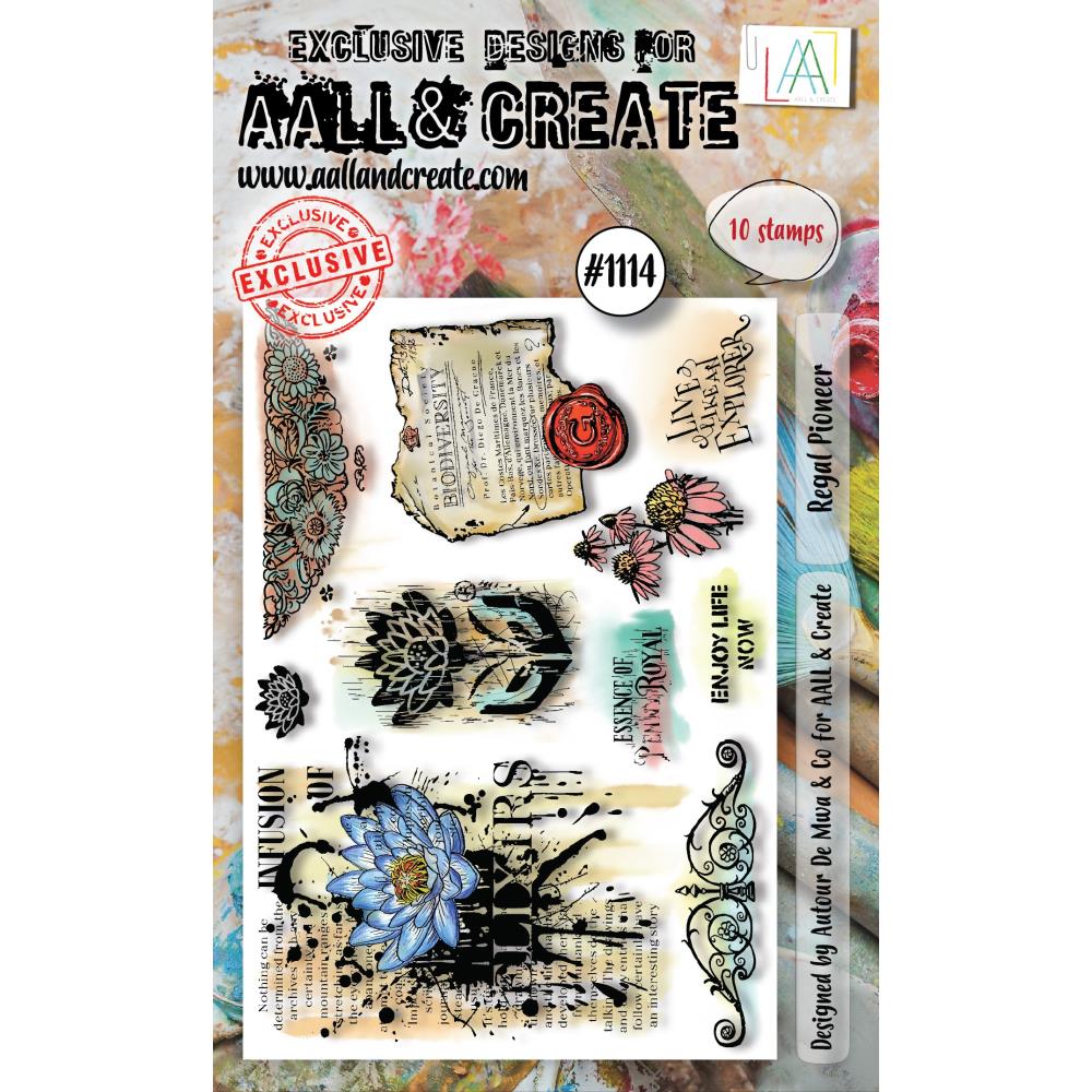 AALL And Create A6 Photopolymer Clear Stamp Set: Regal Pioneer (LLTP1114)