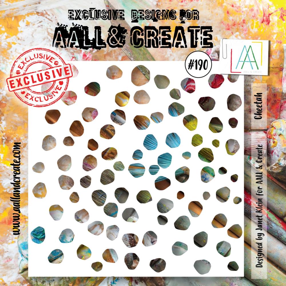 AALL And Create 6"X6" Stencil: Cheetah (ALLPC190)