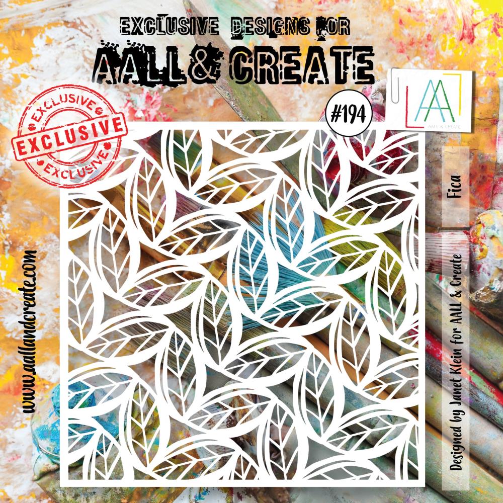 AALL And Create 6"X6" Stencil: Fica (ALLPC194)