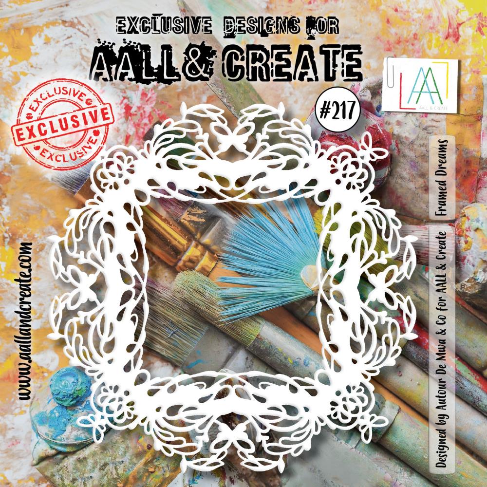 AALL And Create 6"X6" Stencil: Framed Dreams (ALLPC217)