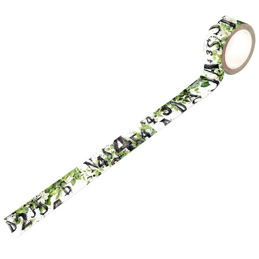 AALL And Create Washi Tape: Leafy Alphas (ALLMT071)