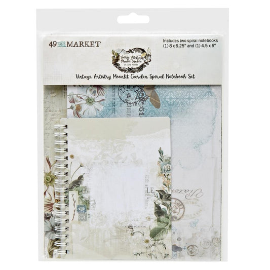 49 and Market Vintage Artistry Moonlit Garden Spiral Notebook Set (VMG25736)