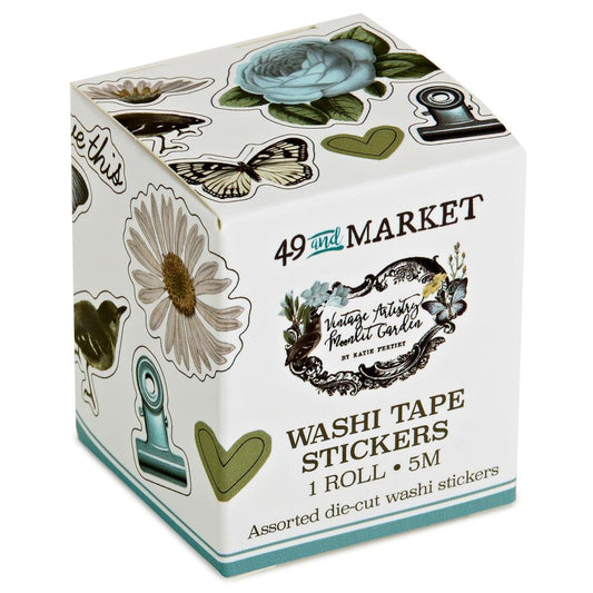 49 and Market Vintage Artistry Moonlit Garden Washi Tape: Sticker Roll (VMG25804)