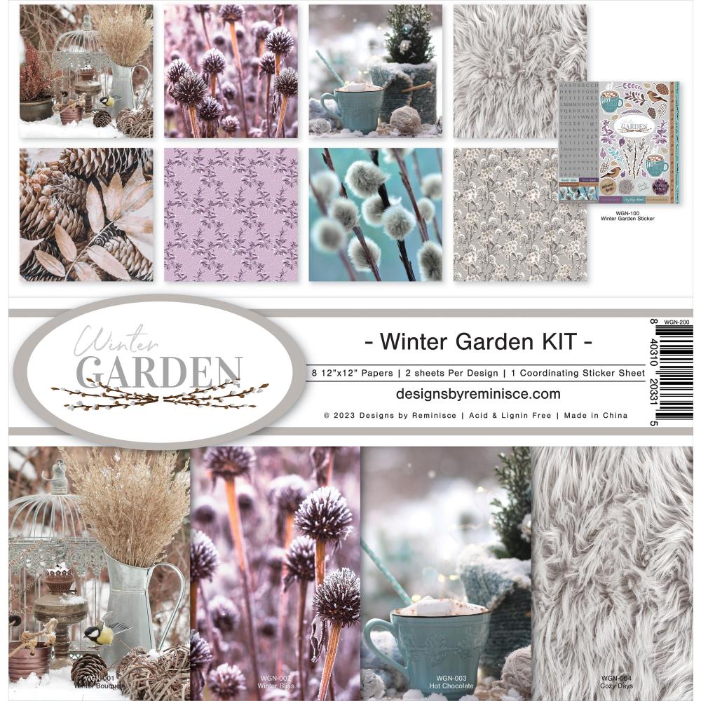 Reminisce 12"X12" Collection Kit: Winter Garden (WGN200)