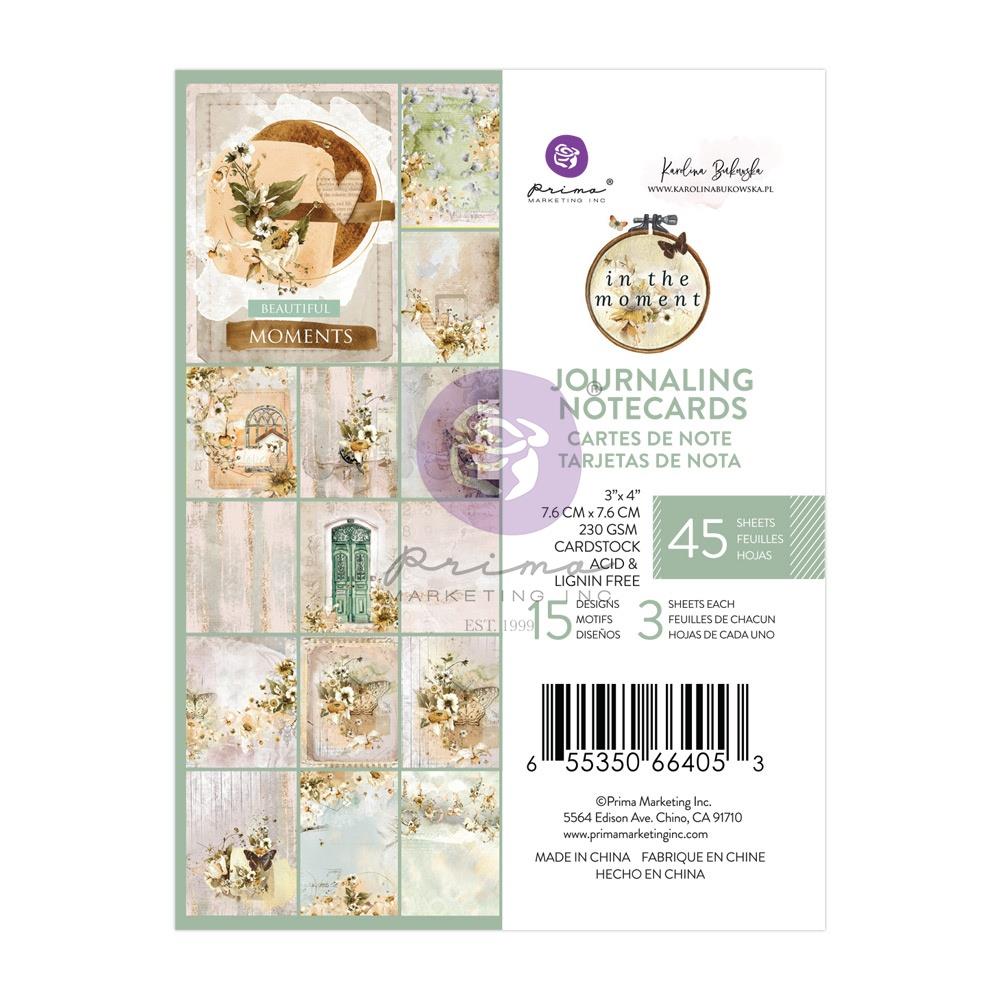Prima Marketing In The Moment 3"X4" Journaling Cards, 45/Pkg (P664053)