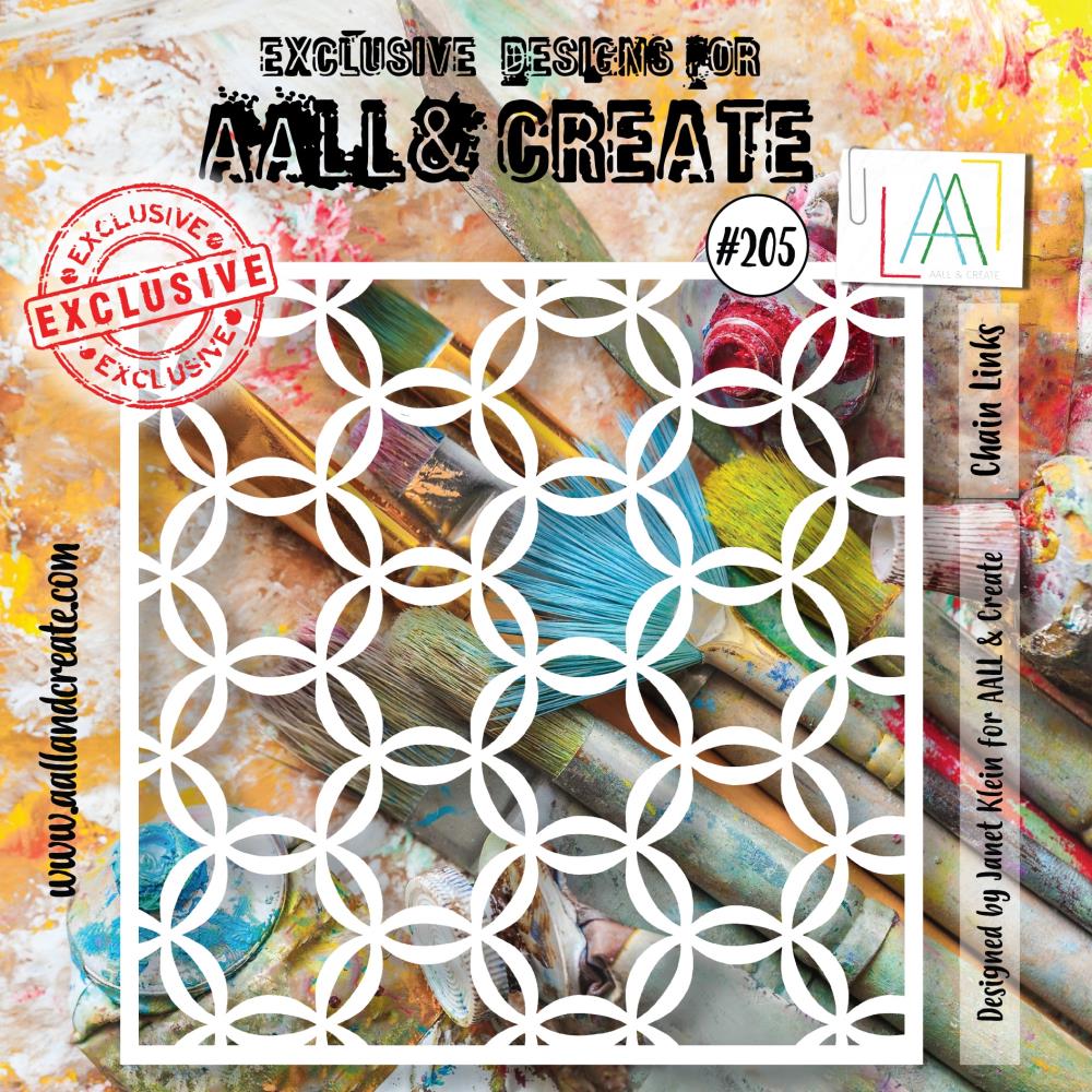 AALL And Create 6"X6" Stencil: Chain Links (ALLPC205)