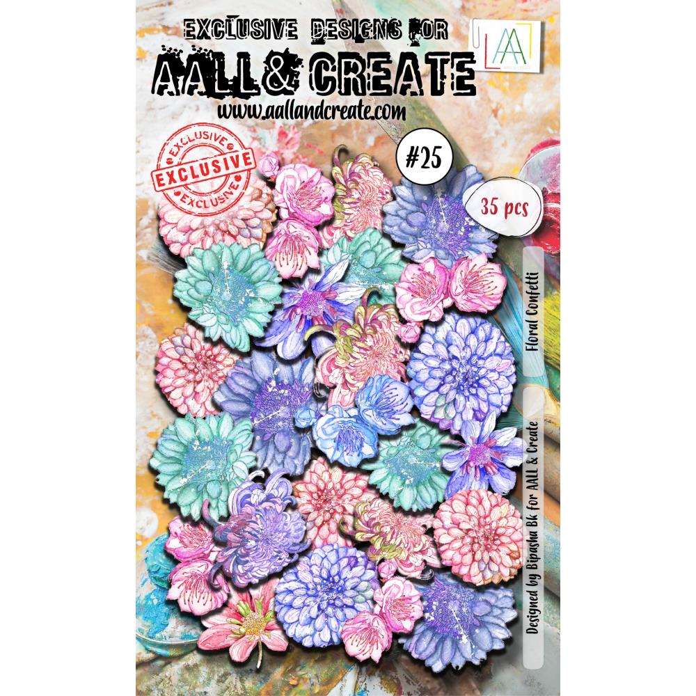 AALL And Create Ephemera: Floral Confetti (ALLEP025)