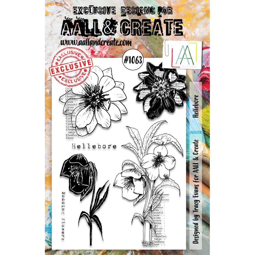 AALL And Create A5 Photopolymer Clear Stamp Set: Hellebore (LLTP1063)