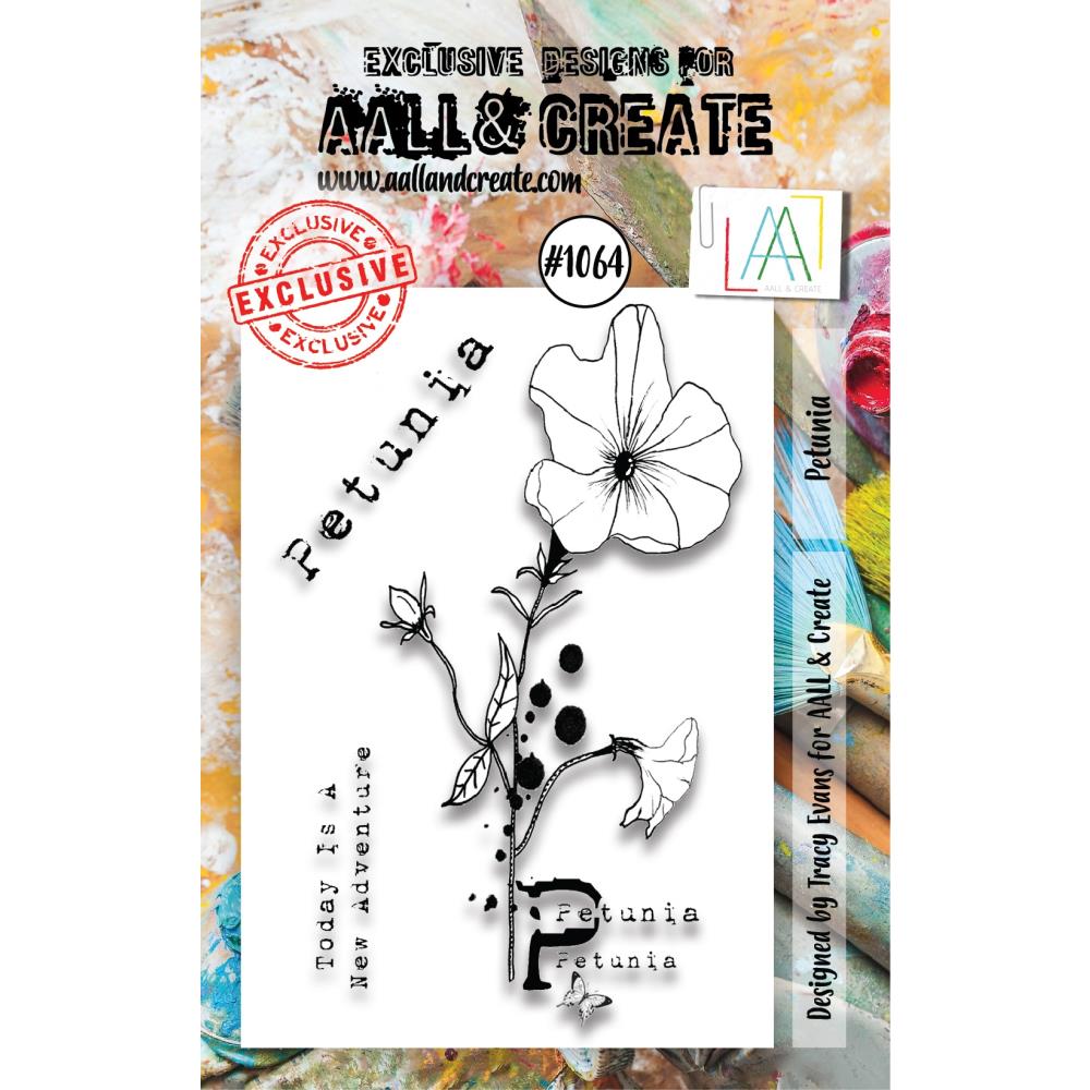 AALL And Create A7 Photopolymer Clear Stamp Set: Petunia (LLTP1064)