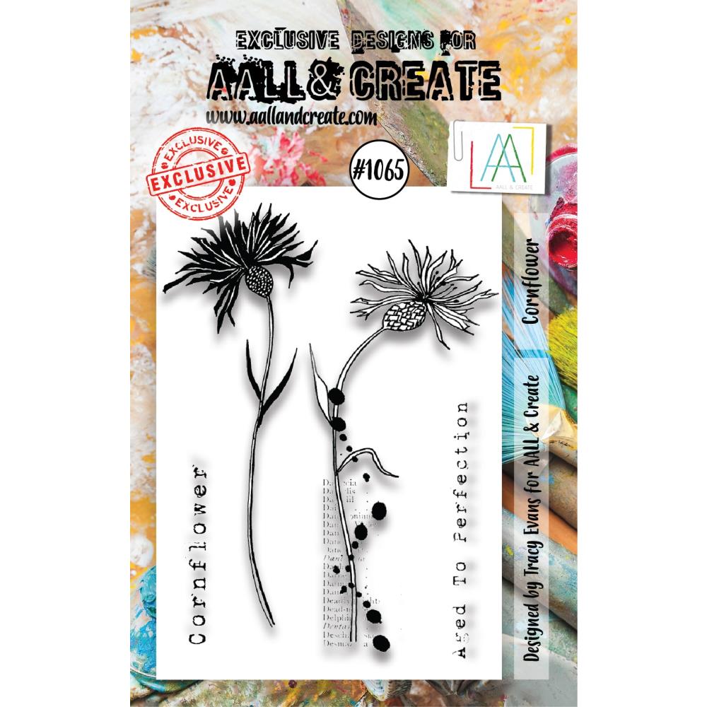 AALL And Create A7 Photopolymer Clear Stamp Set: Cornflower (LLTP1065)