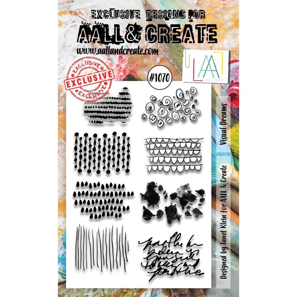 AALL And Create A6 Photopolymer Clear Stamp Set: Visual Dreams (LLTP1070)