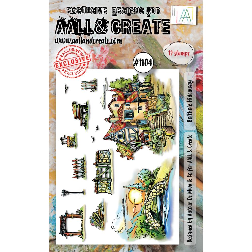 AALL And Create A6 Photopolymer Clear Stamp Set: Bolthole Hideaway (LLTP1104)