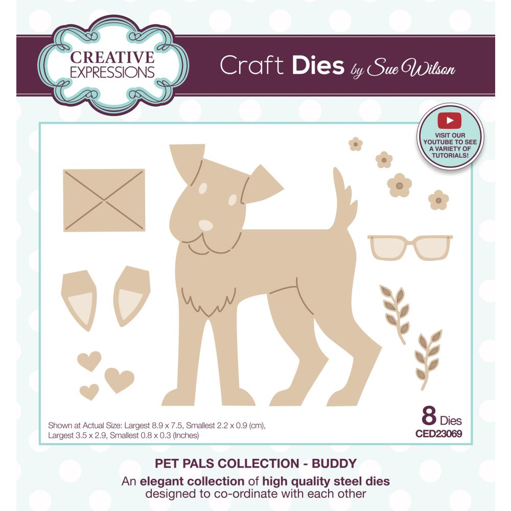 Creative Expressions Craft Dies: Buddy - Pet Pals, By Sue Wilson (CED23069)