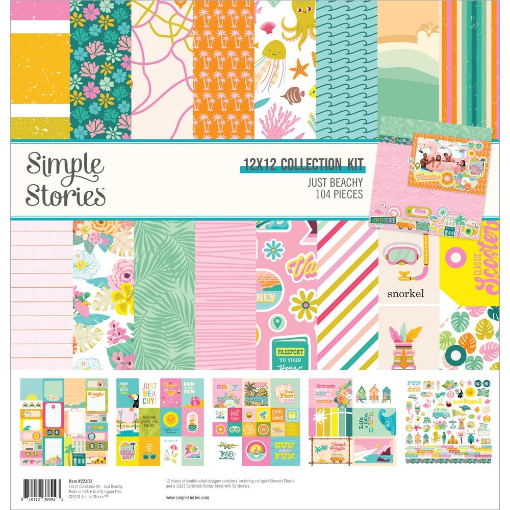 Simple Stories Just Beachy 12"X12" Collection Kit (JBY22300)