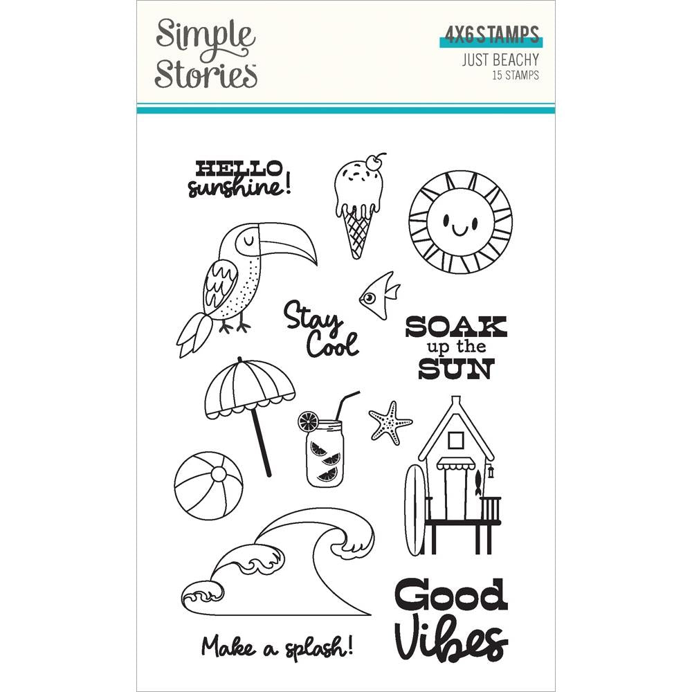 Simple Stories Just Beachy Clear Stamps (JBY22316)