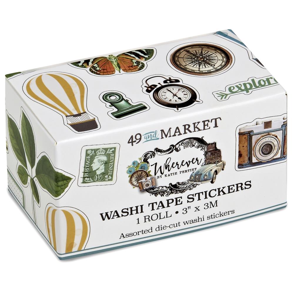 49 and Market Wherever Washi Sticker Roll (WHE26160)