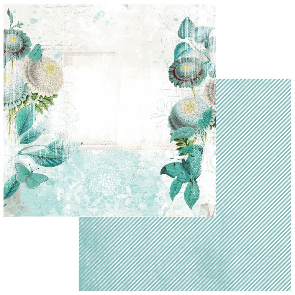 49 and Market Color Swatch: Teal 12"X12" Double-Sided Cardstock: #3 (49TCS1226252)