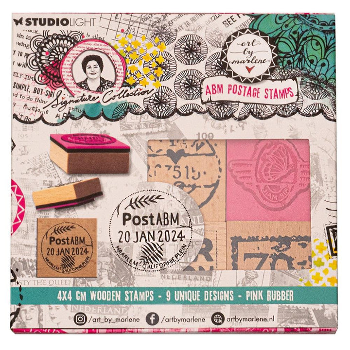 Art by Marlene Signature Collection Rubber Stamps: Nr. 595. Wooden Stamp (STAMP595)