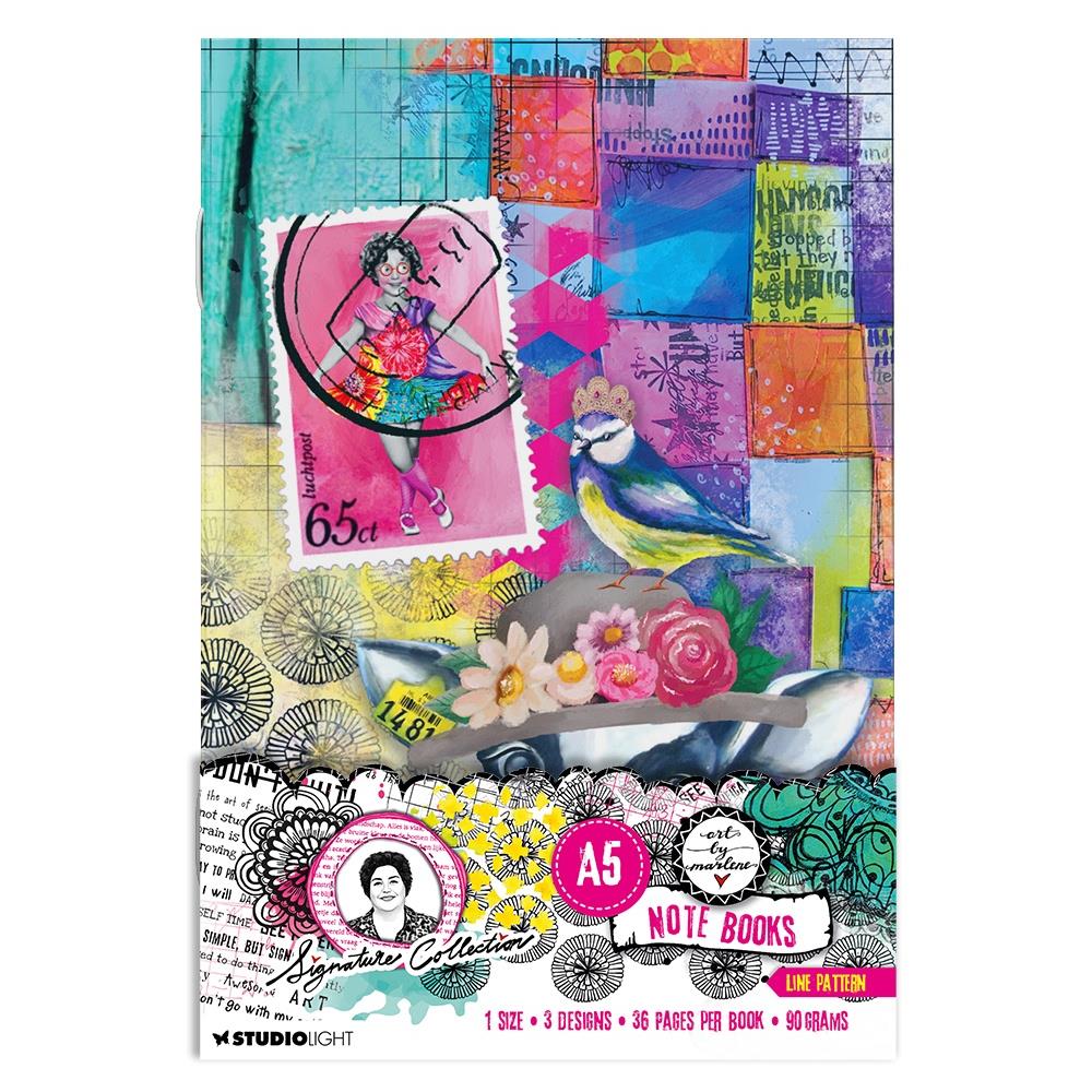 Art by Marlene Signature Collection 5.8"X8.25" Notebook: Nr. 03 (SINOTE02)