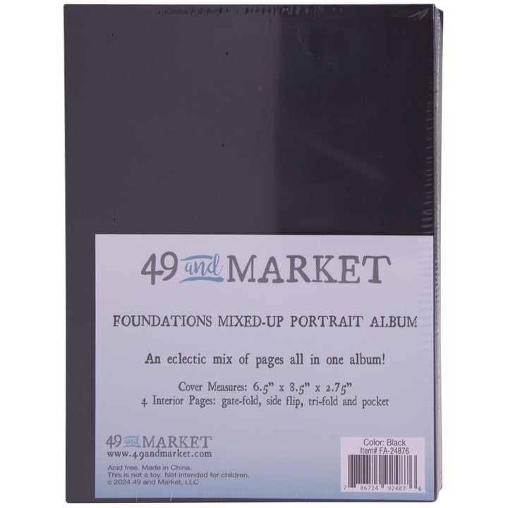 49 and Market Foundations Mixed Up Album: Portrait, Black (FA24876)
