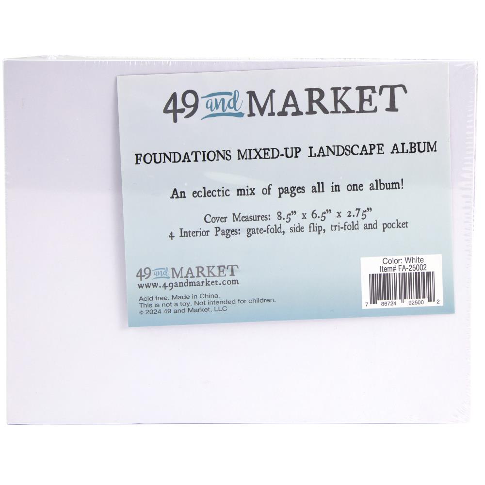 49 and Market Foundations Mixed Up Album: Landscape, White (FA25002)