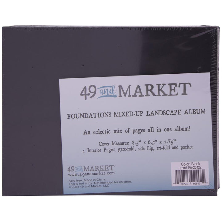 49 and Market Foundations Mixed Up Album: Landscape, Black (FA25422)