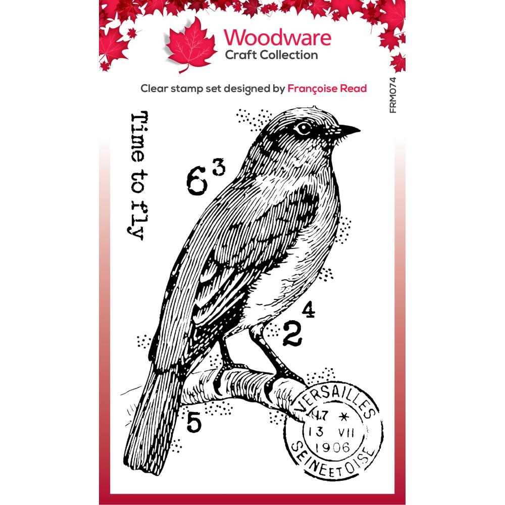 Woodware 3"X4" Clear Stamps Singles: Bluebird (FRM074)