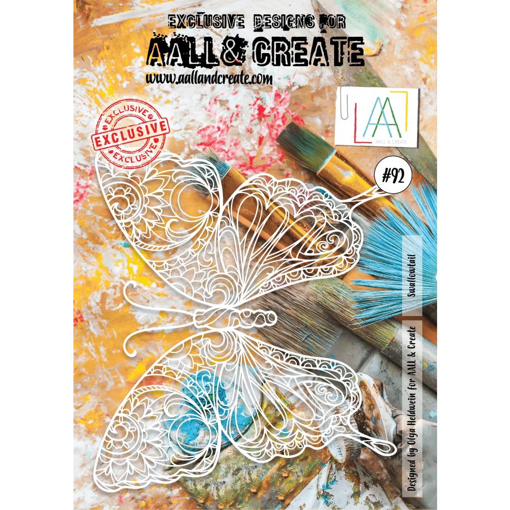 AALL And Create A4 Stencil: Swallowtail (ALLPC092)