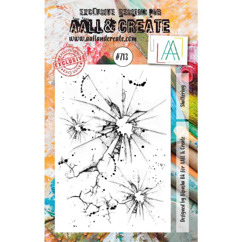 AALL And Create A7 Photopolymer Clear Stamp Set: Shattering (ALLTP713)