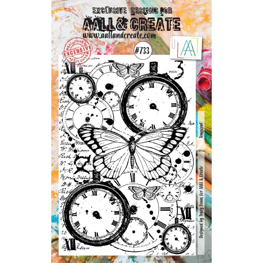 AALL And Create A6 Photopolymer Clear Stamp Set: Temporal (ALLTP733)