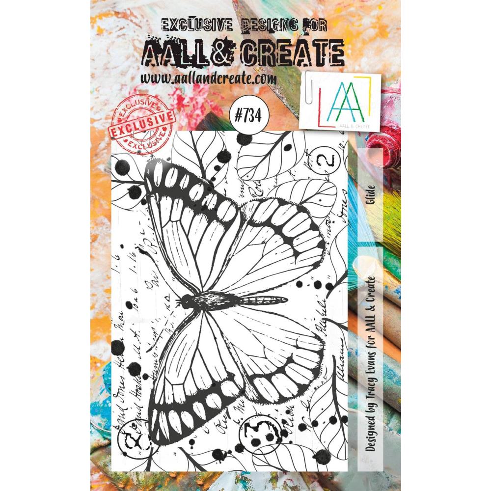 AALL And Create A7 Photopolymer Clear Stamp Set: Glide (ALLTP734)