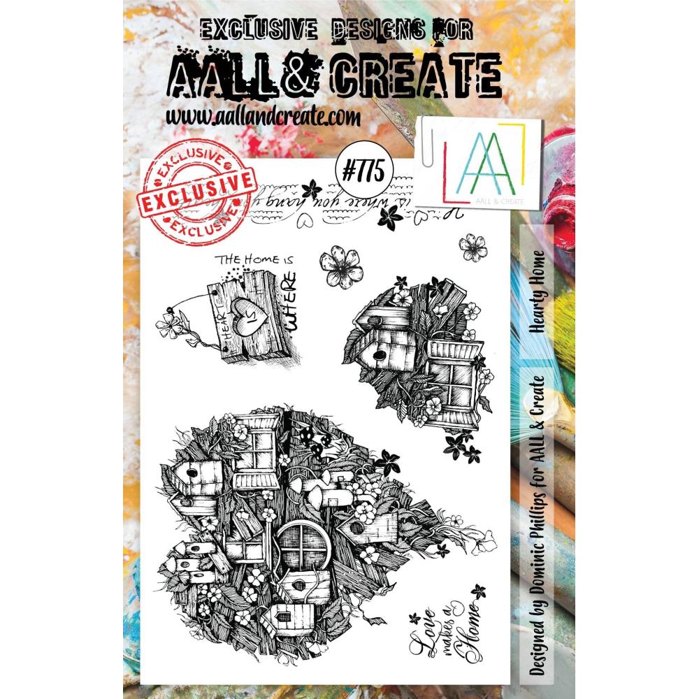 AALL And Create A5 Photopolymer Clear Stamp Set: Hearty Home (ALLTP775)