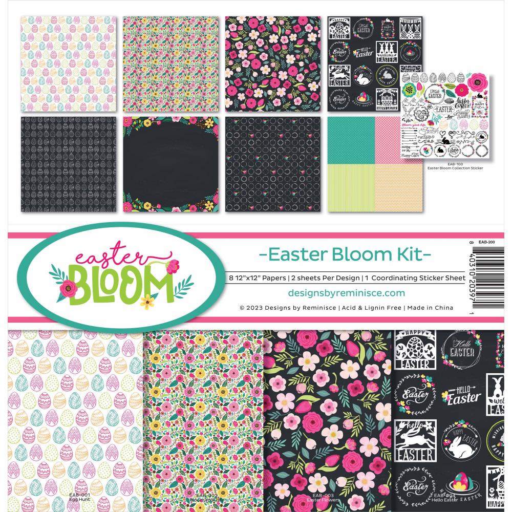 Reminisce 12"X12" Collection Kit: Easter Bloom (EAB200)