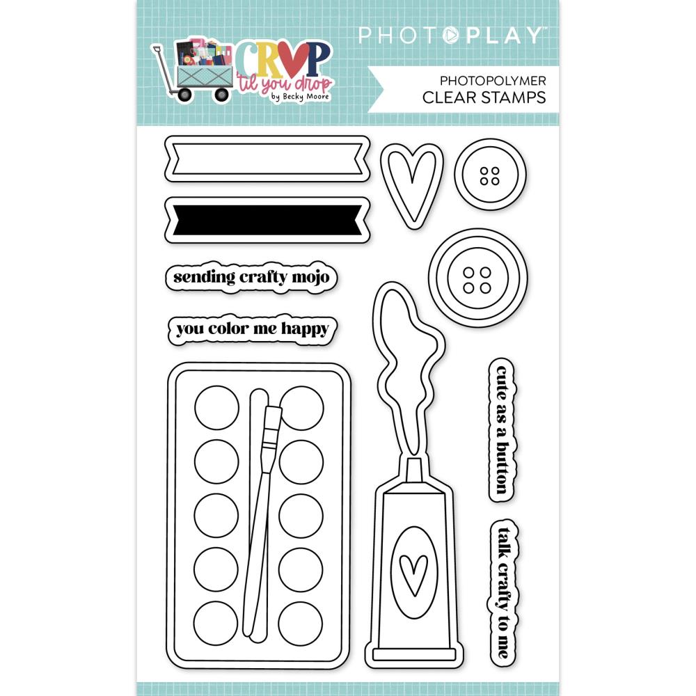 PhotoPlay Crop 'Til You Drop Photopolymer Clear Stamps (CRO4464)