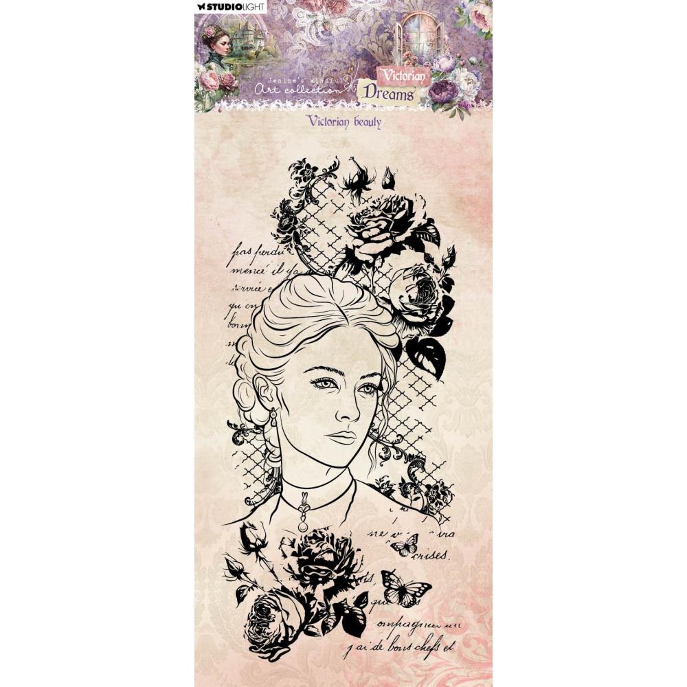 Studio Light Jenine's Mindful Art Clear Stamp: Nr. 609, Victorian Beauty (STAMP609)