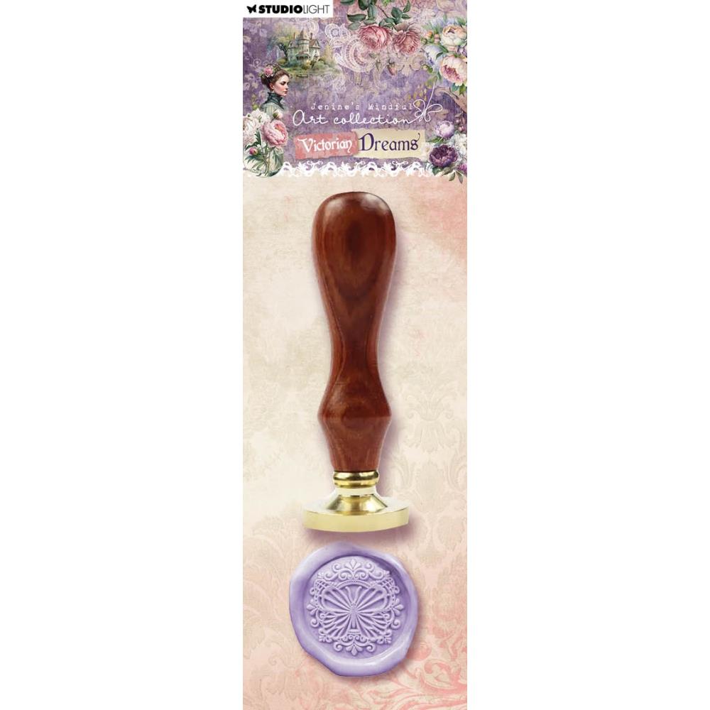 Studio Light Jenine's Mindful Art Wax Stamp With Handle: Nr. 15, Embellished Butterfly (AVDWAX15)