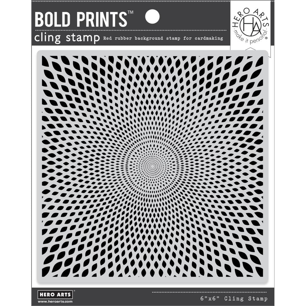 Hero Arts Bold Prints 6"X6" Cling Stamp: Abstract Criss Cross (HACG928)