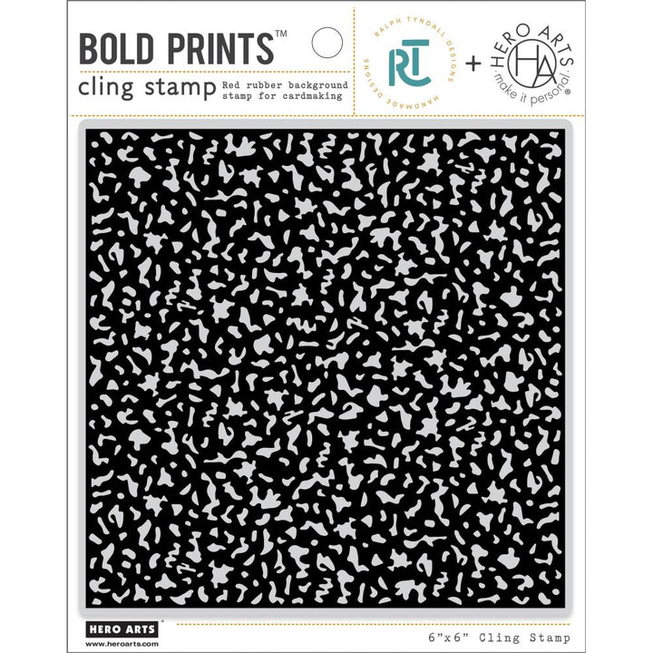 Hero Arts Bold Prints 6"X6" Cling Stamp: HA + RT Composition Notebook Pattern (HACG931)
