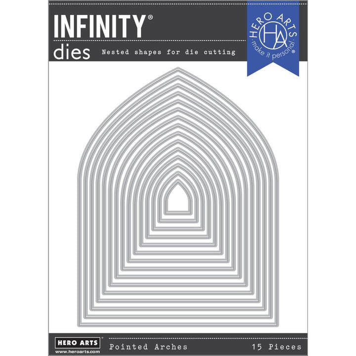 Hero Arts Infinity Dies: Pointed Arches (HADF182)